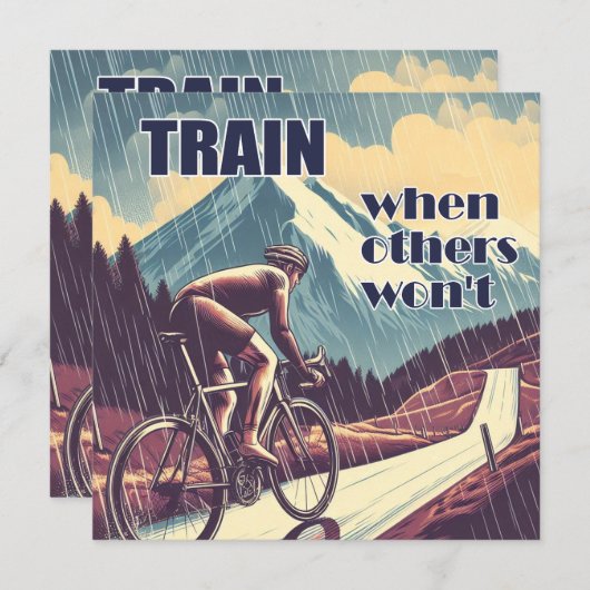 Train als anderen niet willen fietsen (Voorkant / Achterkant)