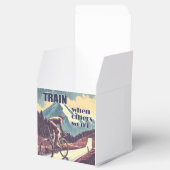 Train als anderen niet willen fietsen bedankdoosjes (Geopend)