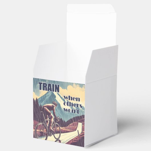 Train als anderen niet willen fietsen bedankdoosjes (Geopend)