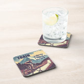 Train als anderen niet willen fietsen bier onderzetter (Rechterzijde)