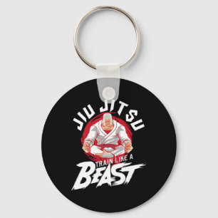 Train Als Een Beest - Braziliaans Jiu Jitsu Mma Bj Sleutelhanger