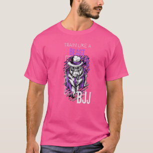 Train Als een Beest Gorilla BJJ Jiu Jitsu MMA Muay T-shirt