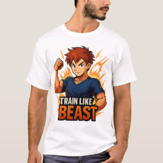 Train als een beest t-shirt