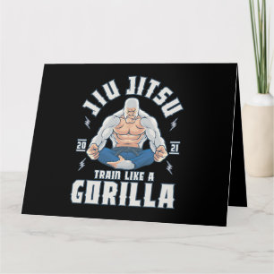 Train als een Gorilla BJJ Braziliaanse Jiu Jitsu Kaart
