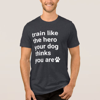 Train Als een Held - WF Logo Tri-Blend Shirt