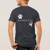 Train Als een Held - WF Logo Tri-Blend Shirt (Achterkant)