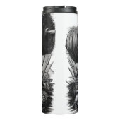 Train als een krijger thermosbeker (Achterkant)