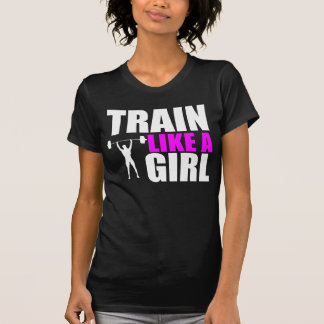 Train als een meisje - Dames en heren, geschikt vo T-shirt