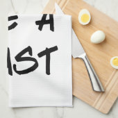 Train als een Motivatie uitloopgym Theedoek (Quarter Fold)