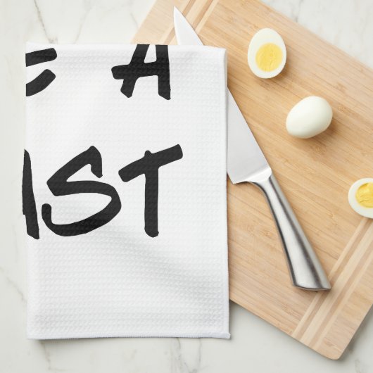 Train als een Motivatie uitloopgym Theedoek (Quarter Fold)