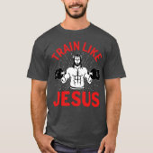 Train als Jezus T-shirt (Voorkant)