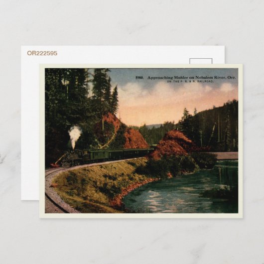 Train Approach Mohler Oregon, Briefkaart (Voorkant / Achterkant)