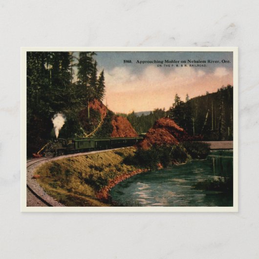 Train Approach Mohler Oregon, Briefkaart (Voorkant)