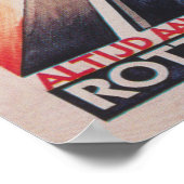 Train, Art Deco Art Poster (Hoek)