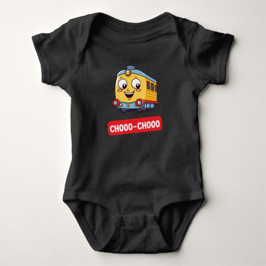 Train Baby Bodysuit (Voorkant)
