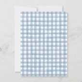 Train Baby shower - Hartelijk dank Bedankkaart (Achterkant)