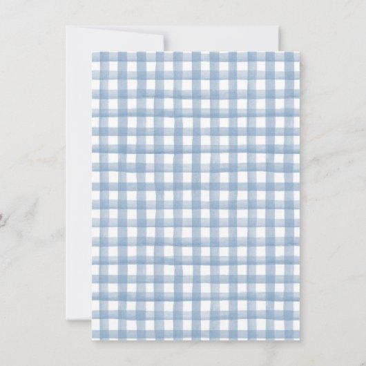 Train Baby shower - Hartelijk dank Bedankkaart (Achterkant)