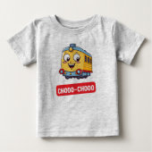 Train Baby T-shirt (Voorkant)