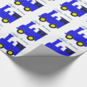 Train Birthday Cadeaupapier (Hoek)