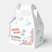 Train Birthday Decor Chugga Chugga Twee Bedankdoosjes (Achterkant)