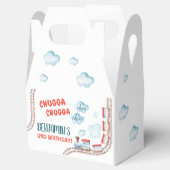 Train Birthday Decor Chugga Chugga Twee Bedankdoosjes (Geopend)