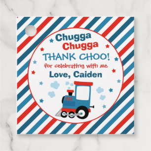 Train Birthday Decor Chugga Chugga Twee Bedankjes Labels