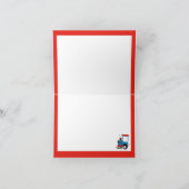 Train Birthday Decor Chugga Chugga Twee Bedankkaart (Binnen)