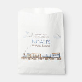 Train Birthday Favor Bags Bedankzakje