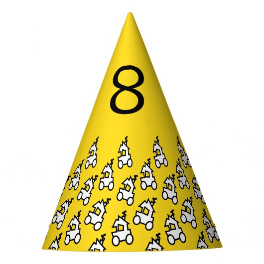 Train Birthday Feesthoedjes (Voorkant)