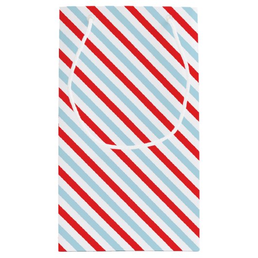 Train Birthday Gift Bag Klein Cadeauzakje (Achterkant)