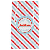 Train Birthday Gift Bag Klein Cadeauzakje (Voorkant)