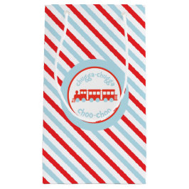 Train Birthday Gift Bag Klein Cadeauzakje