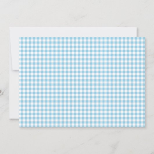 Train Birthday Invitation Kaart (Achterkant)