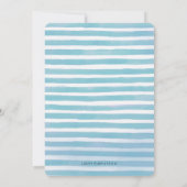 Train Birthday Invitation Kaart (Achterkant)