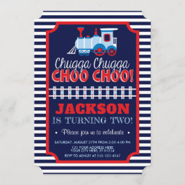 Train Birthday Invitation | Train Birthday Ticket Kaart