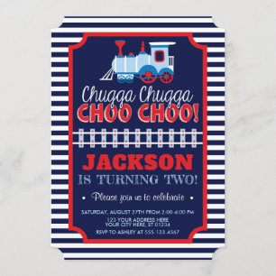Train Birthday Invitation   Train Birthday Ticket Kaart