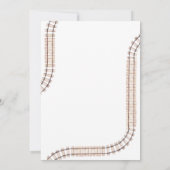 Train Birthday Invite Boy Chugga Choo Train Party Kaart (Achterkant)