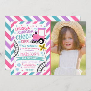 Train Birthday Invite Chugga Chugga Choo Choo Kaart