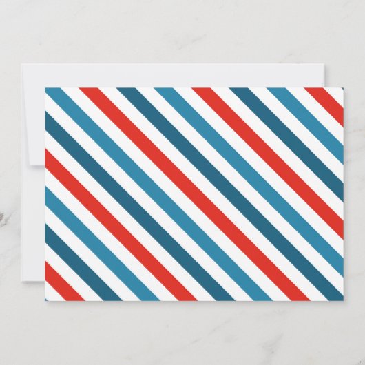 Train Birthday Invite Chugga Chugga Choo Choo Kaart (Achterkant)