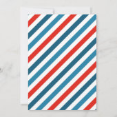 Train Birthday Invite Chugga Chugga Twee Train Kaart (Achterkant)