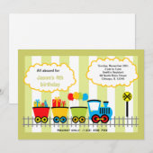 Train Birthday Kaart (Voorkant / Achterkant)