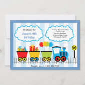 Train Birthday Kaart (Voorkant)