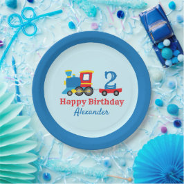 Train Birthday Papieren Bordje