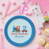 Train Birthday Papieren Bordje (Feest)