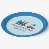 Train Birthday Papieren Bordje (Gekanteld)