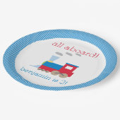 Train Birthday Party Bord (Gekanteld)