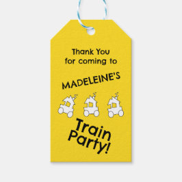 Train Birthday Party Cadeaulabel