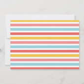 Train Birthday Party Choo Two Animal Foto Kaart (Achterkant)