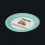 Train Birthday Party for Kids Papieren Bordje<br><div class="desc">Borden op het gebied van trainingspapier voor het verjaardagsfeest van een jong kind.</div>