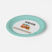 Train Birthday Party for Kids Papieren Bordje (Gekanteld)